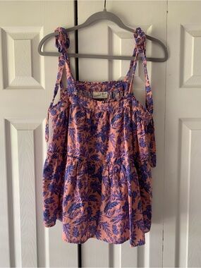Universal Thread 100% Cotton Floral Tank Top